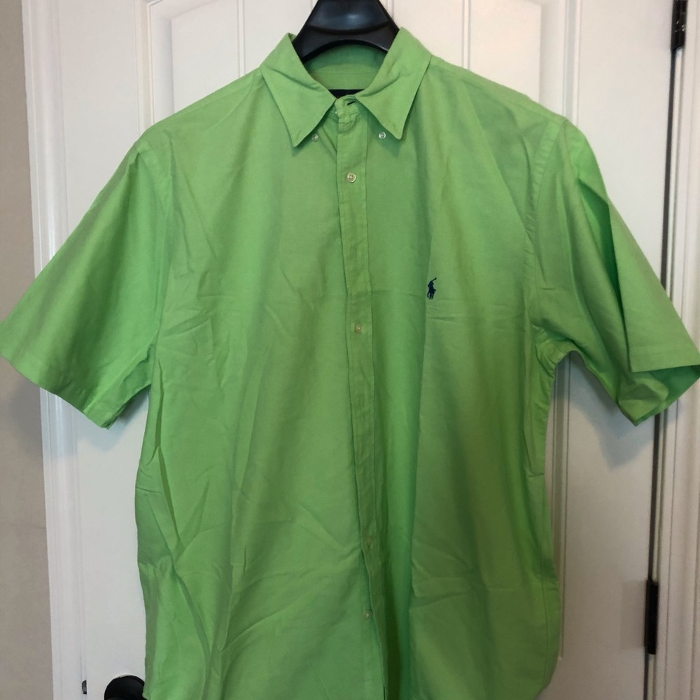 Ralph Lauren lt. green short sleeve sport shirt